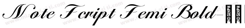 Note Fcript Femi Bold字体转换